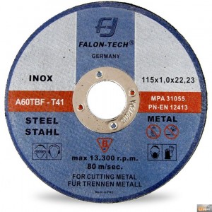 FALON Kotouč řezný na kov a nerez profi 115x1.0, FTMC11510